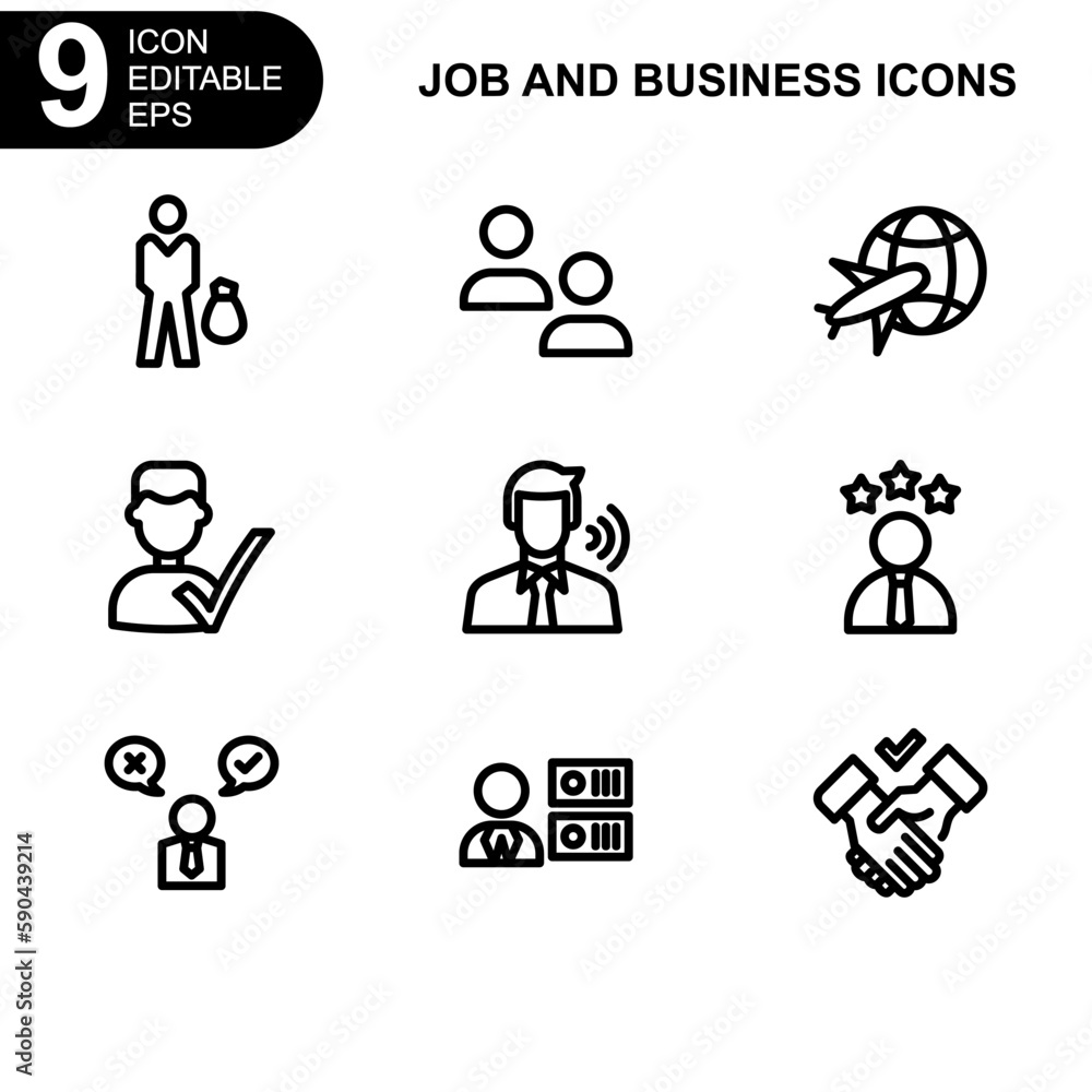 job and business icon or logo isolated sign symbol vector illustration - high quality black style vector icons
job and business icon or logo isolated sign symbol vector illustration - high quality black style vector icons
