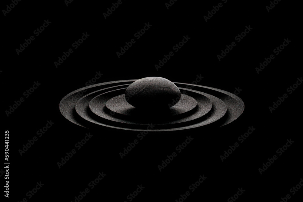 Clean and simple black and white design for relaxation Clean and simple black and white design for relaxation