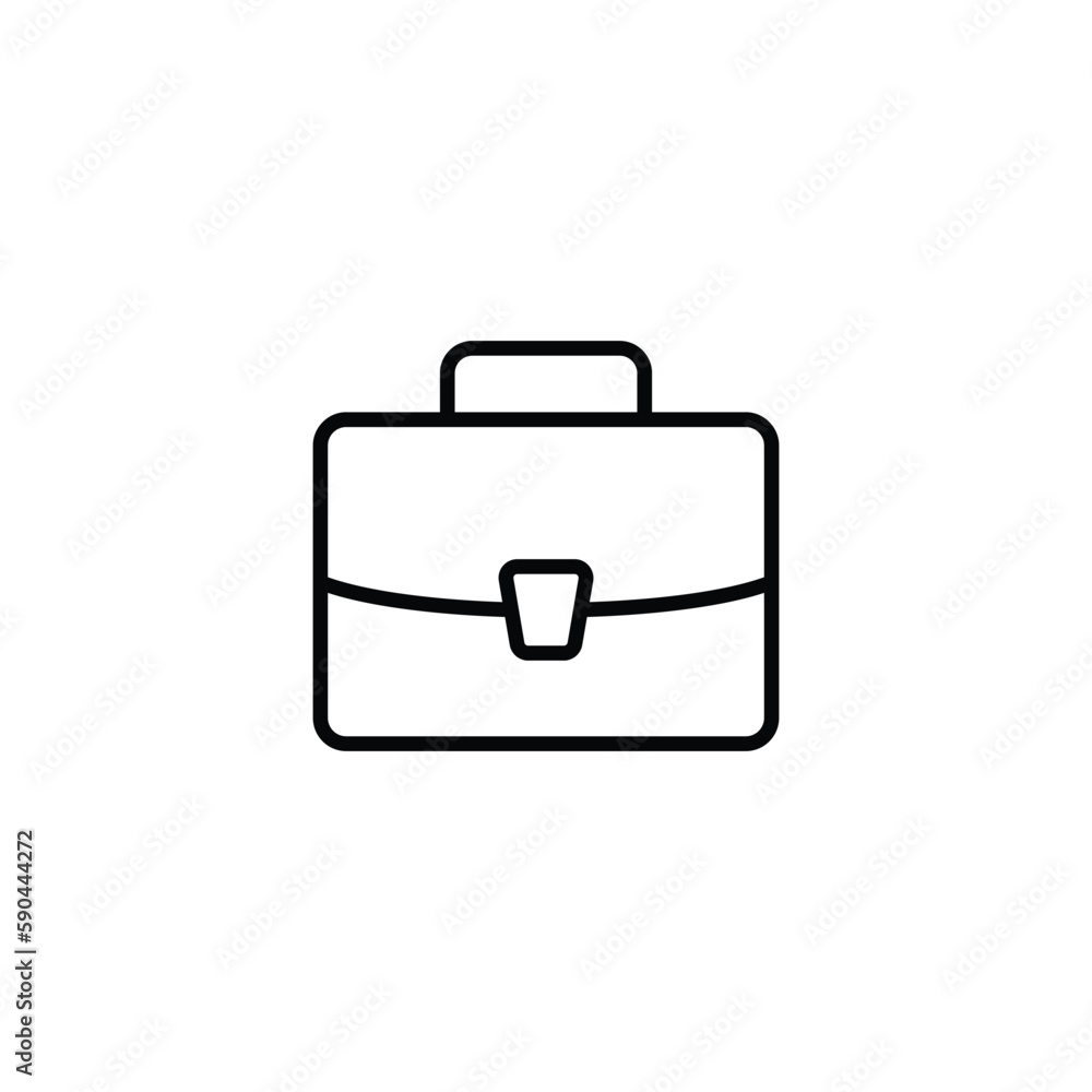 Bag icon design with white background stock illustration Bag icon design with white background stock illustration