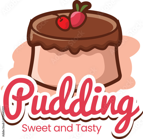 vector illustration of cake logo 