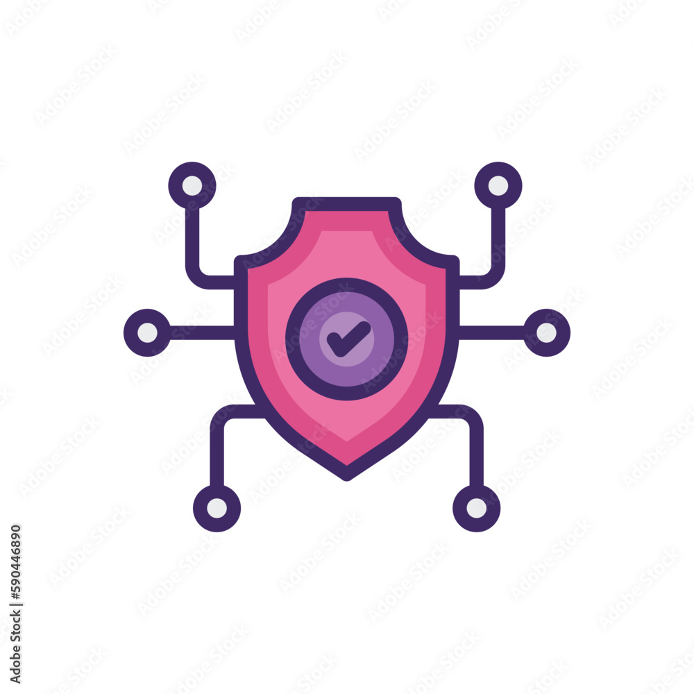Security Shield icon vector stock. Security Shield icon vector stock.