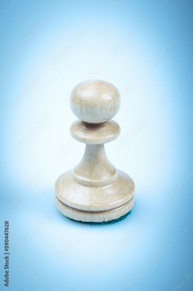 chess piece of white Pawn chess piece of white Pawn