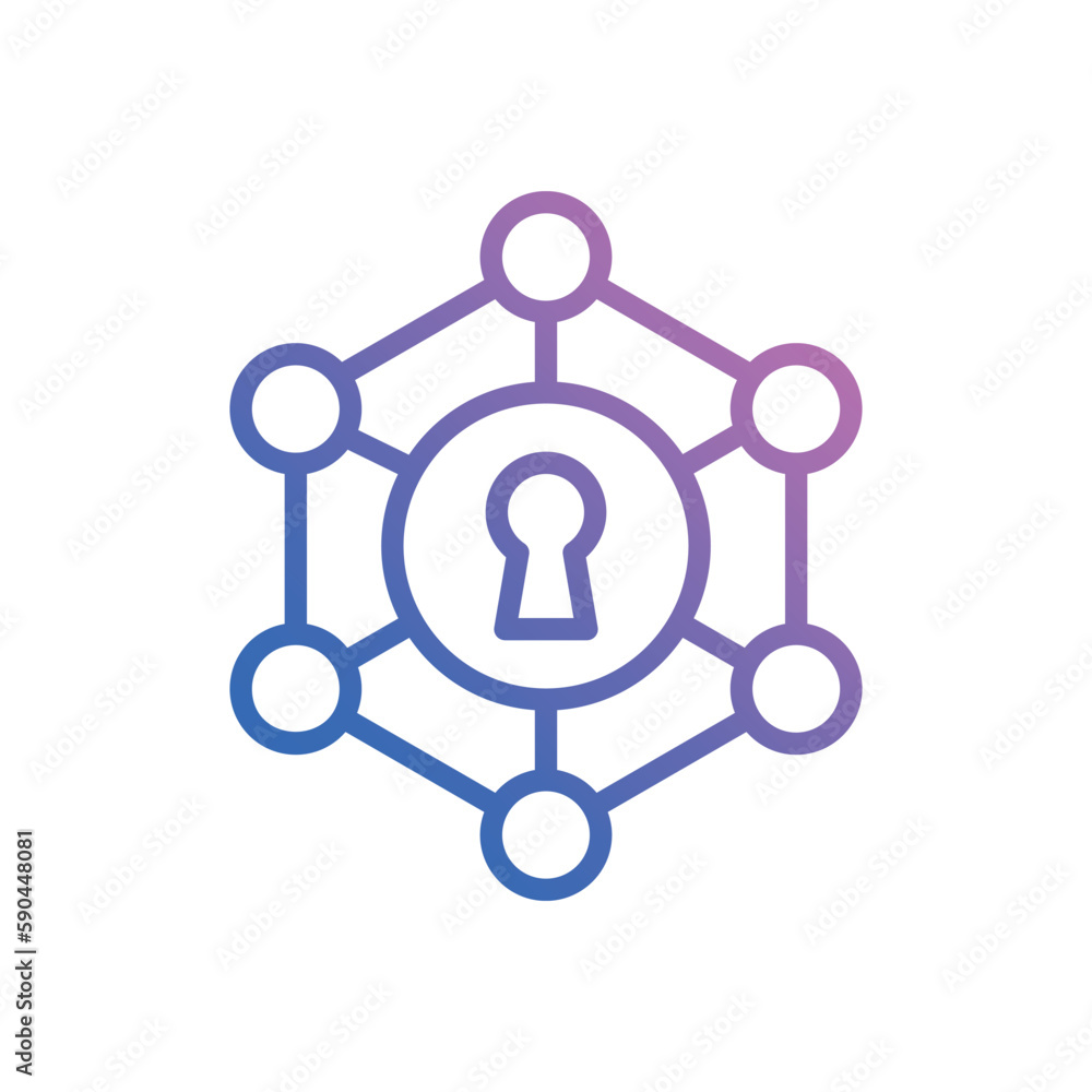 Security Network icon vector stock. Security Network icon vector stock.