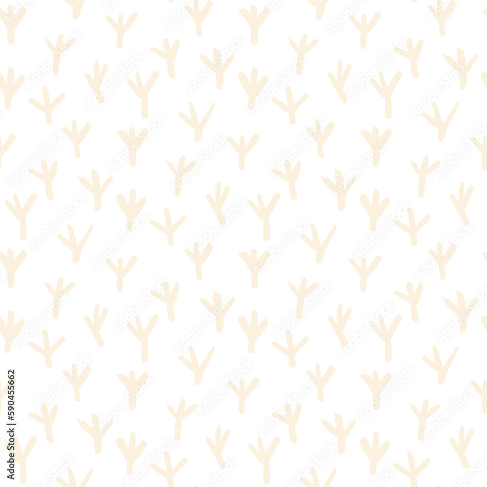 Hand drawn Easter seamless pattern, doodle footprints on a light background, great for banners, wallpapers, wrapping. Hand drawn Easter seamless pattern, doodle footprints on a light background, great for banners, wallpapers, wrapping.