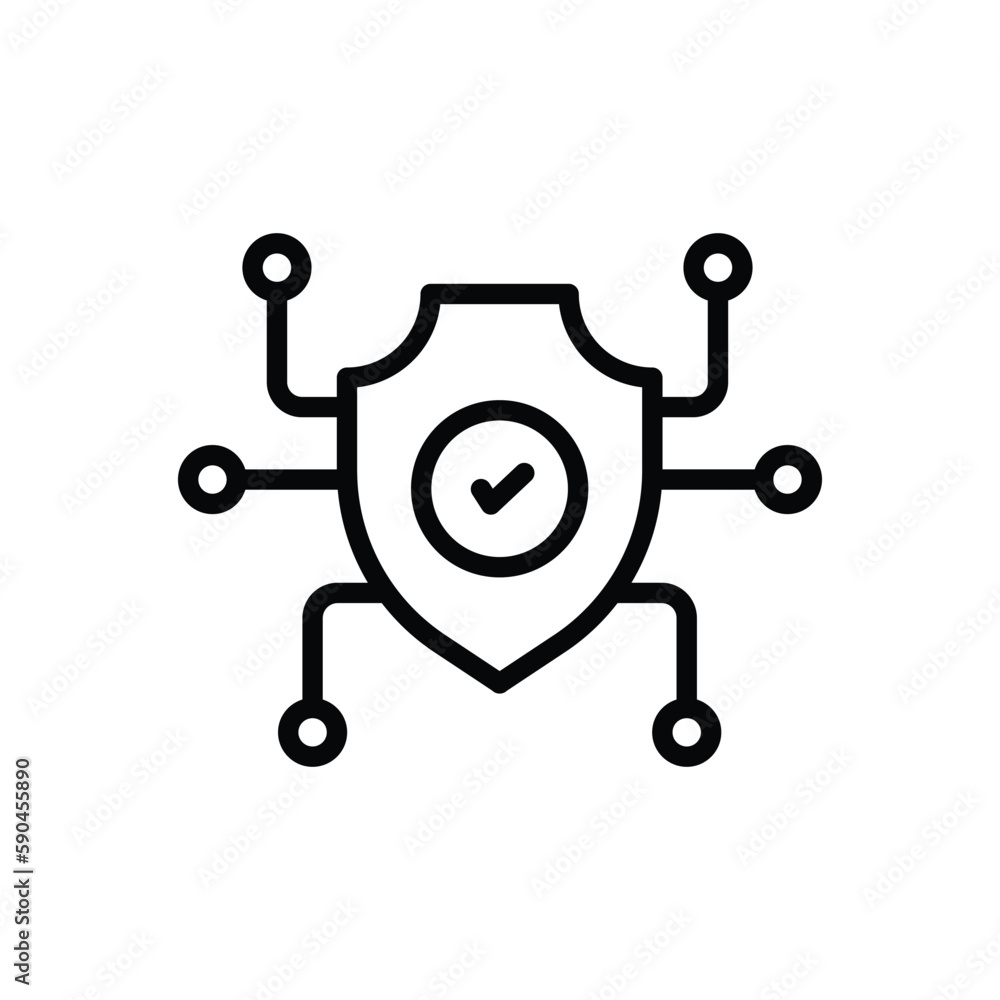 Security Shield icon vector stock. Security Shield icon vector stock.