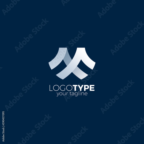 Letter M logo design. Universal elegant vector sign design. Premium business logotype.