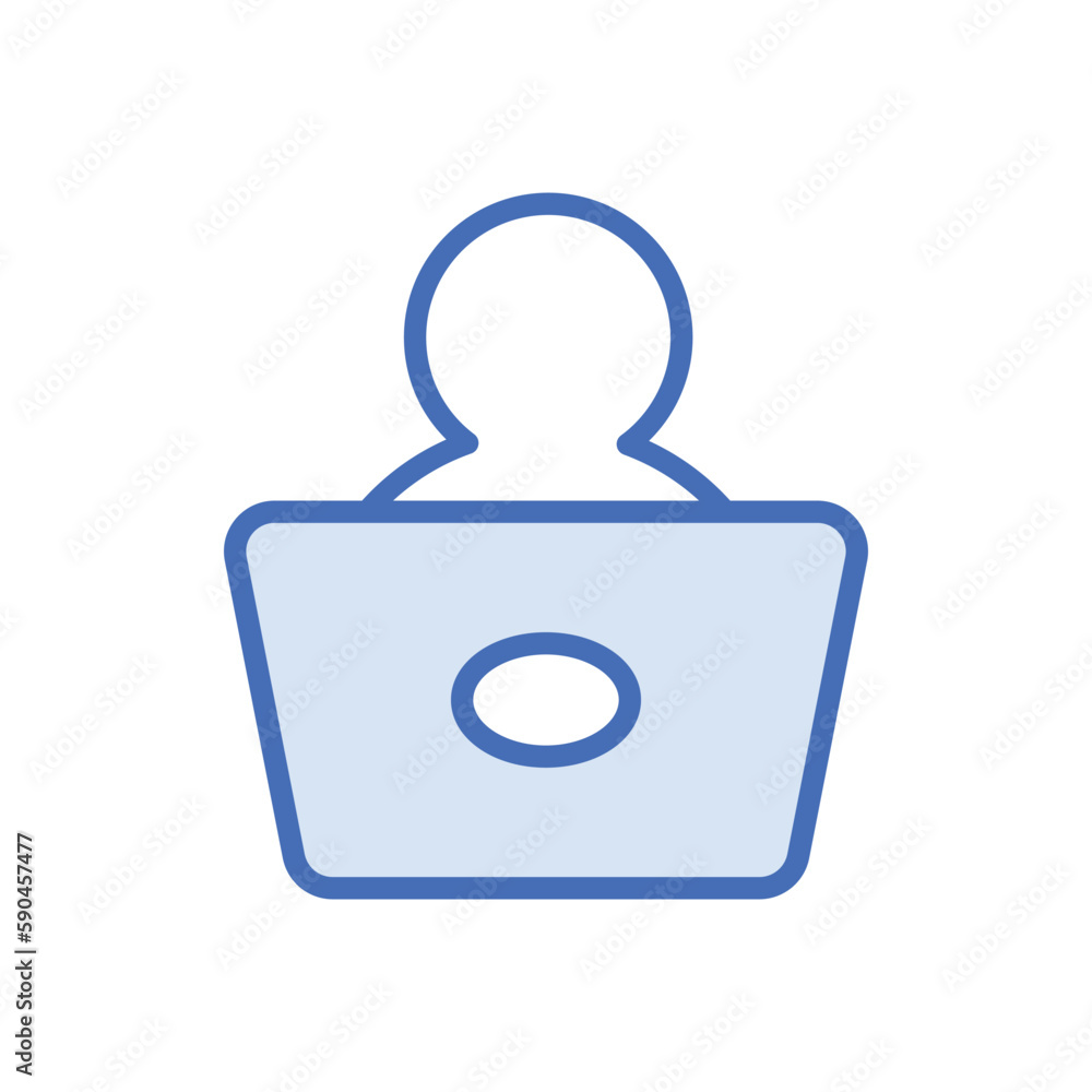 Hacker icon vector stock. Hacker icon vector stock.