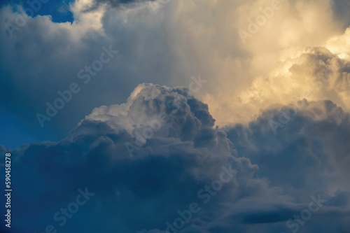 Beautiful shot of big white clouds in the sky - perfect for wallpapers
