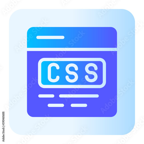css gradient icon