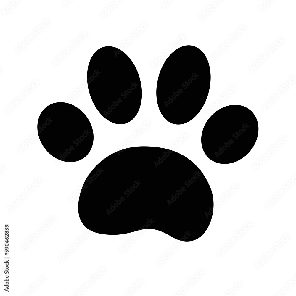 Animal paw print black sign symbol icon design element in PNG format.
Animal paw print black sign symbol icon design element in PNG format.