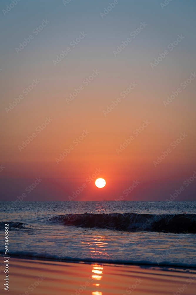 Golden Sunrise at Beach (2)