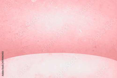 empty space scene pink color background with curved floor. used for business presentation of cosmetics and other products for sale in online stores. summer background with minimal concept