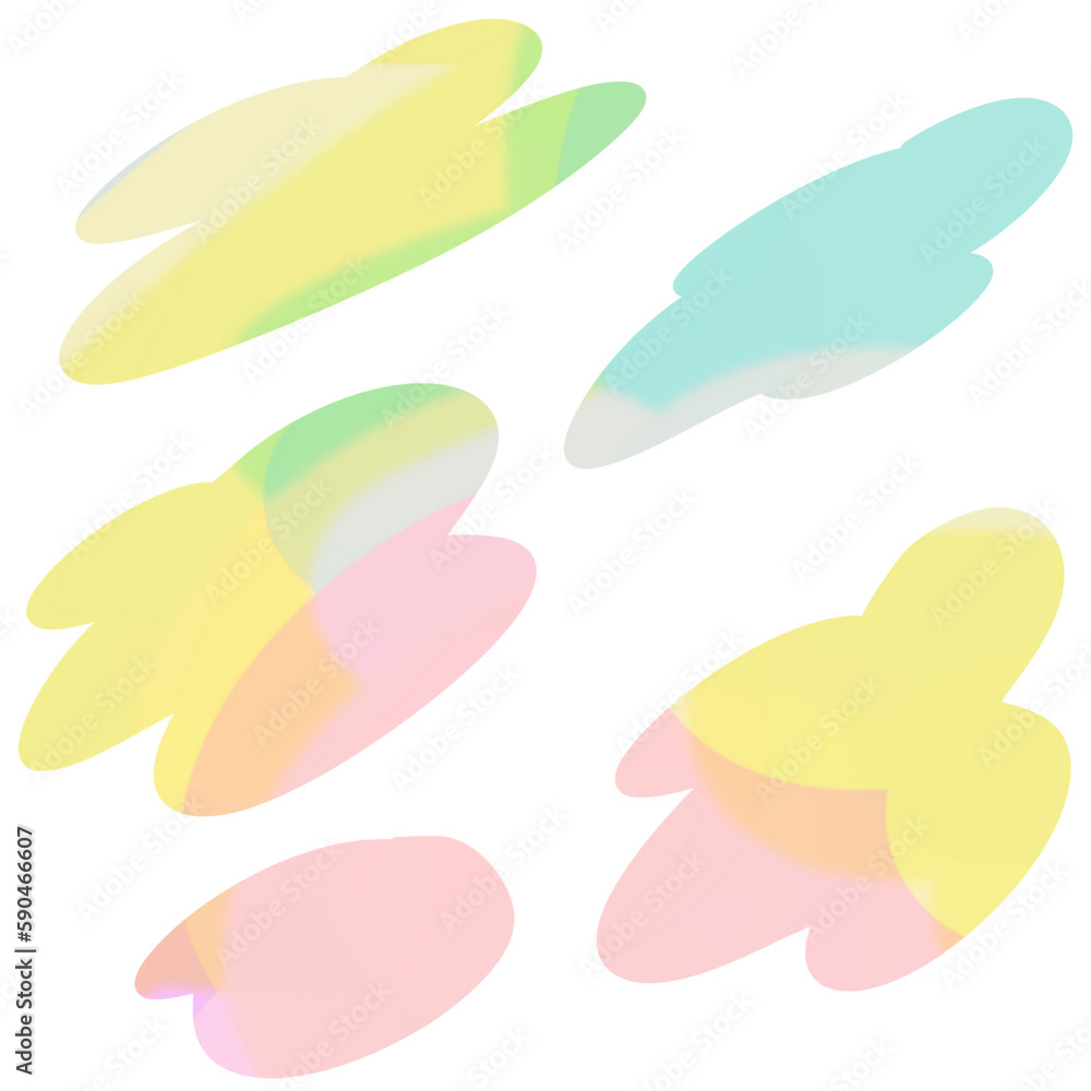 Pastel Abstract Shape 3