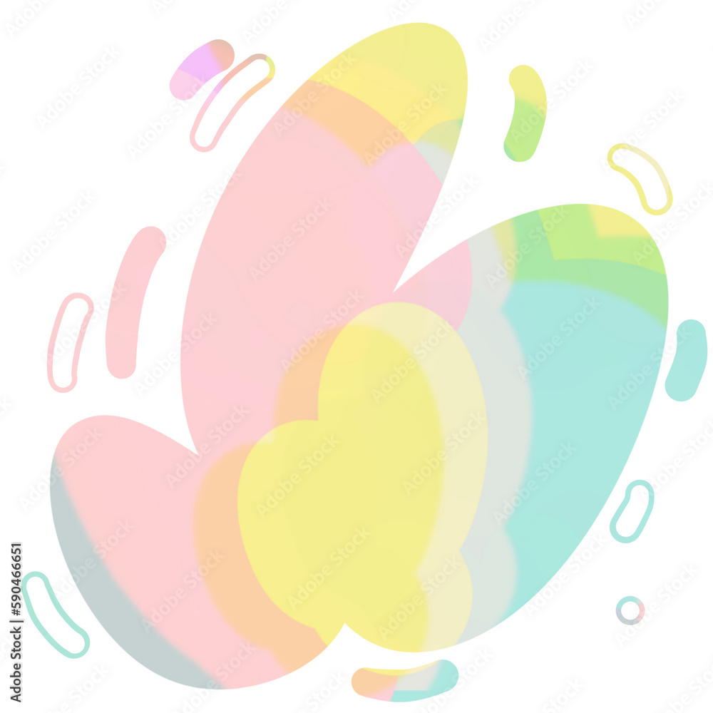Pastel Abstract Shape 2