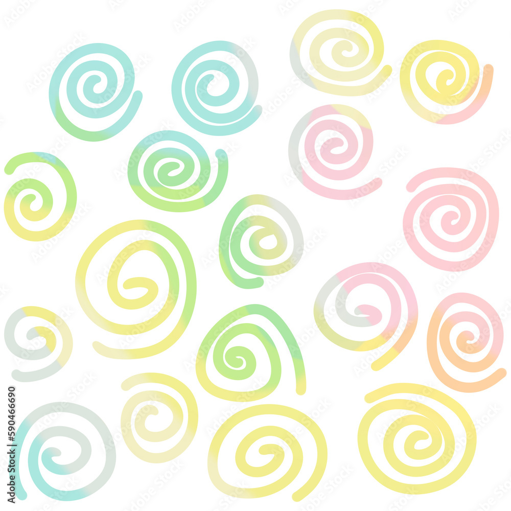 Pastel Abstract Swirls Pastel Abstract Swirls