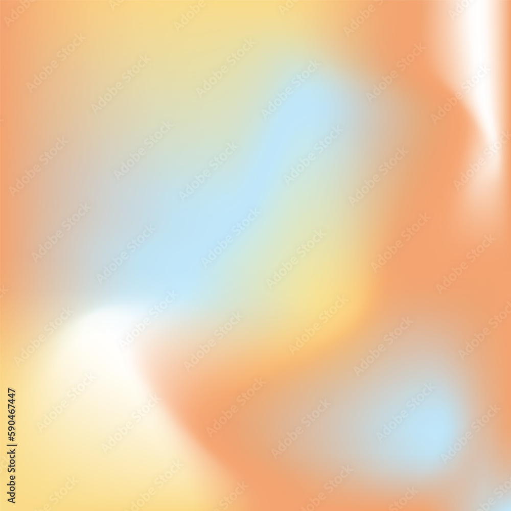 Abstract orange gradient background with blue and white inclusions, swirl shape Abstract orange gradient background with blue and white inclusions, swirl shape