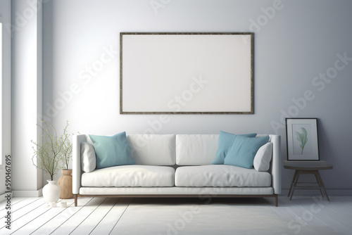 painting frame mockup, mockup, modern living room, sofa painting mockup, grey wall
