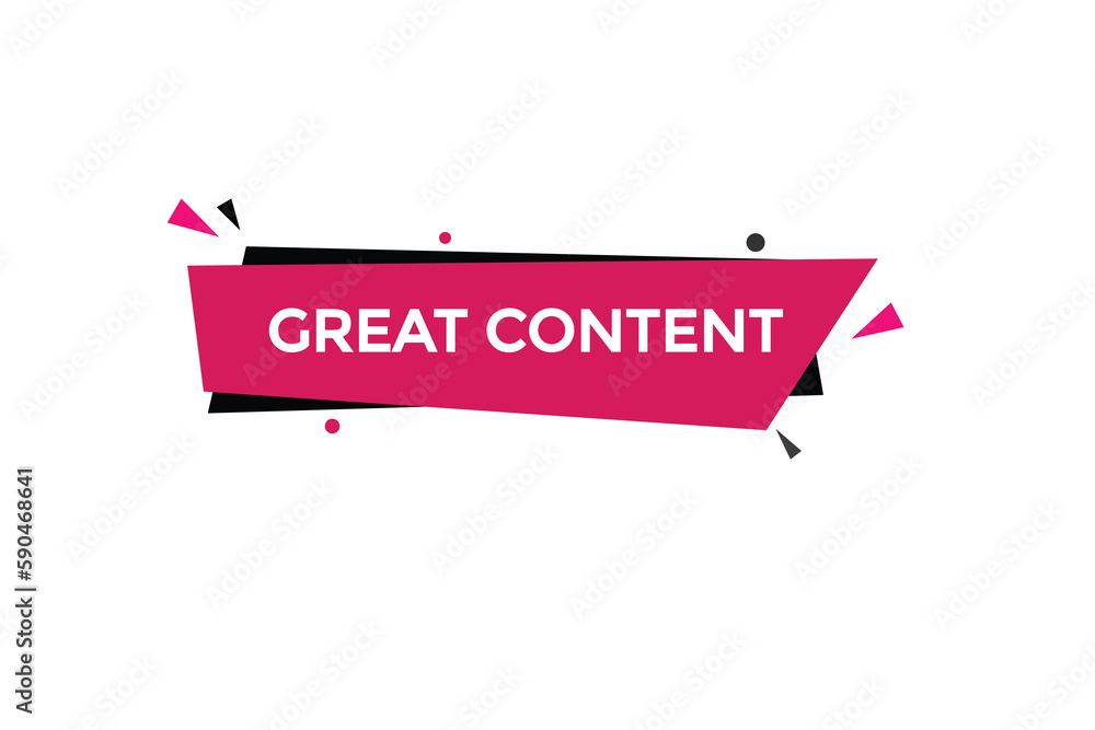 great content vectors.sign label bubble speech great content
great content vectors.sign label bubble speech great content