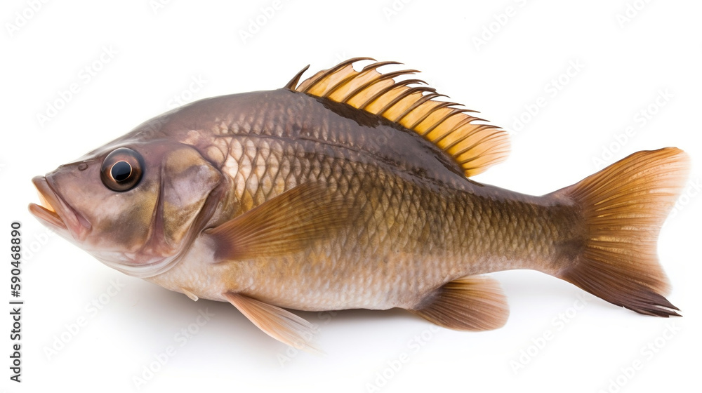 fish on white background fish on white background