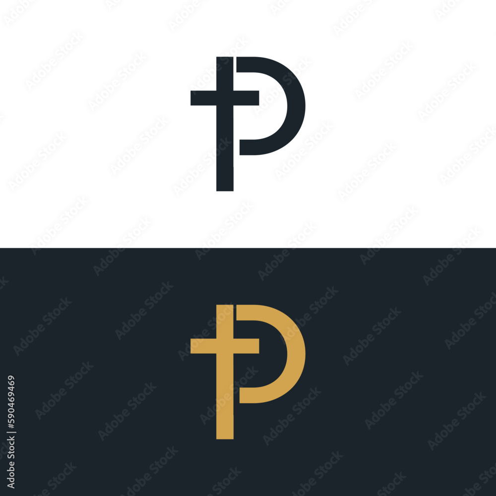 Fototapeta premium Logo church initial