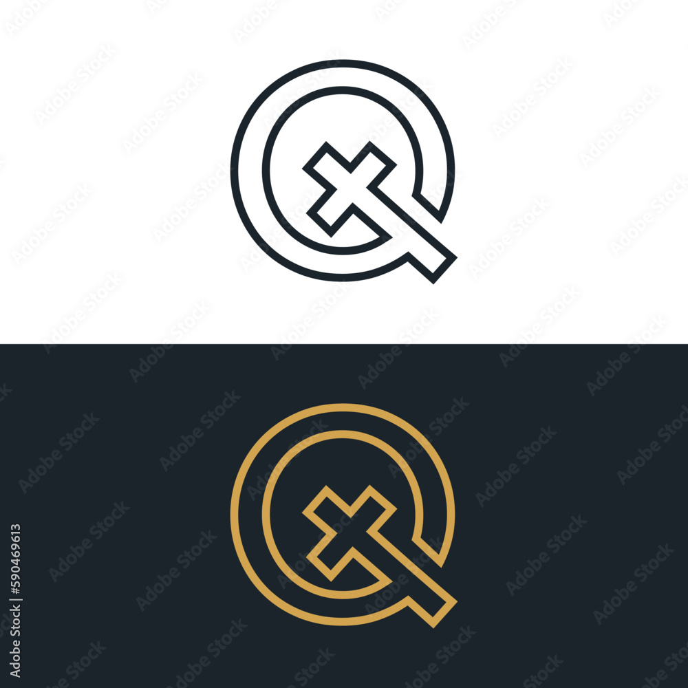 Logo church initial Logo church initial