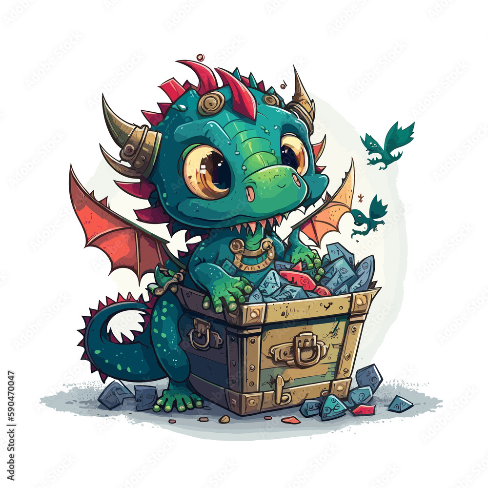 The Treasure Hoard! Step into the lair of a dragon guarding its riches ...