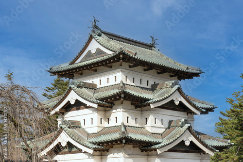 弘前城の天守閣