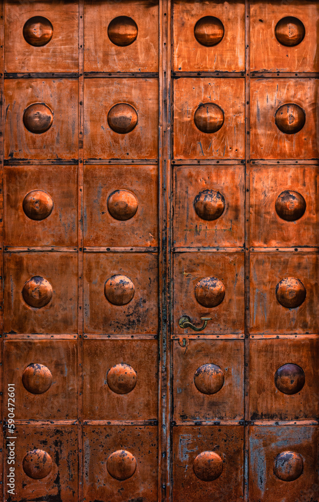 Fototapeta premium Kupfertür