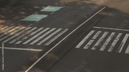 deserted streets in the morning