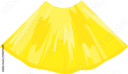 Sliced Pineapple Ananas Piece Yellow Fruit Tropical Juicy Summer Isolated