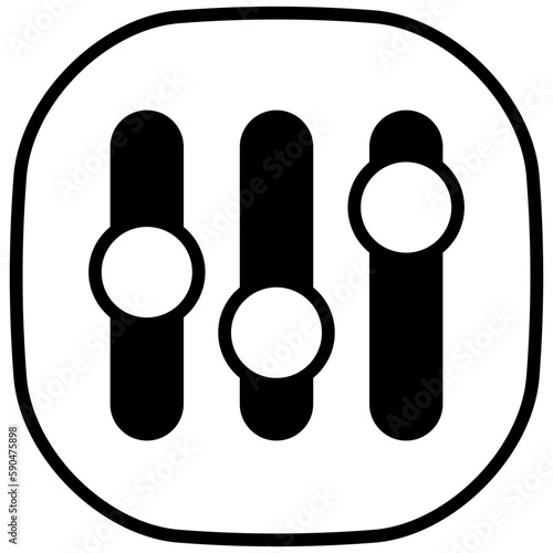 adjust solid icon