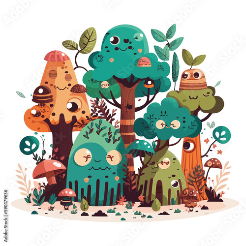 The Chatty Forest  Take a stroll through the enchanted forest and listen to the trees chat