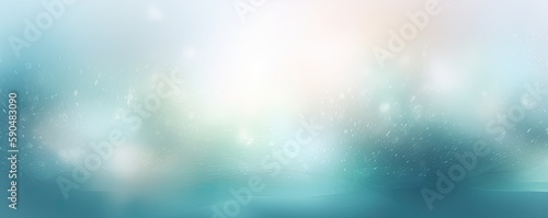 Abstract wintry sky featuring glittering bokeh backdrop, perfect for classic Xmas scene visuals. Generative AI