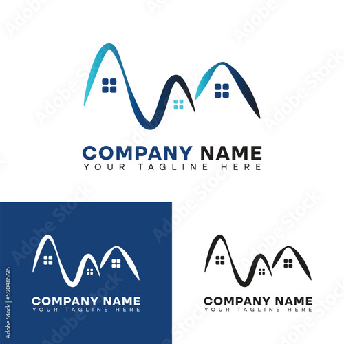 House Logo vector design template