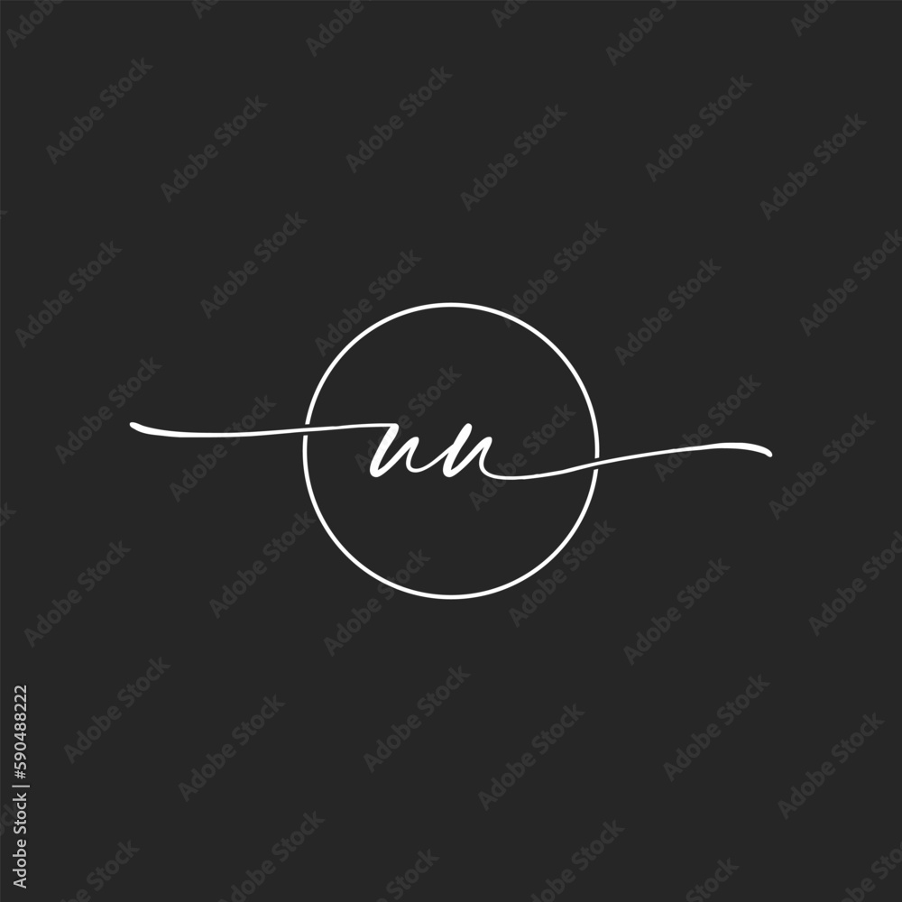 letter UU concept logo design vector illustrations letter UU concept logo design vector illustrations
