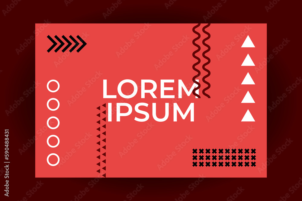 Red, Maroon, Retro abstract background with shapes. For Cover, Presentation, Template, Card, Web, Banner Red, Maroon, Retro abstract background with shapes. For Cover, Presentation, Template, Card, Web, Banner