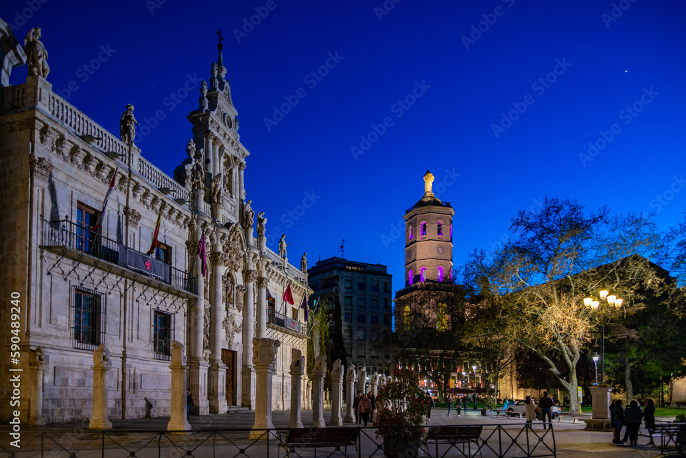 Obraz premium Valladolid, ciudad histórica y cultural, España. 