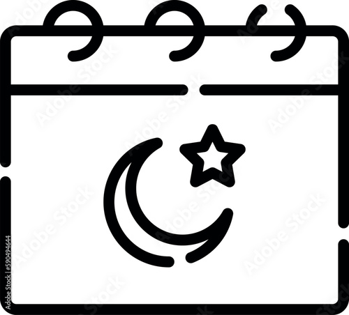 id al-Fitr marks the end of Ramadan in muslim calendar photo
