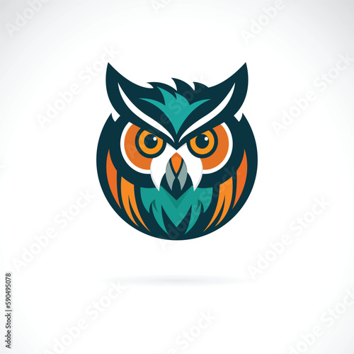 Vector of an owl design on white background. Easy editable layered vector illustration. Bird. Wild Animals.