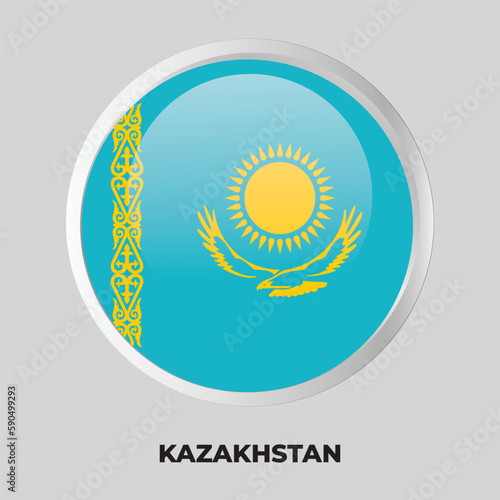 button flag of kazakhstan