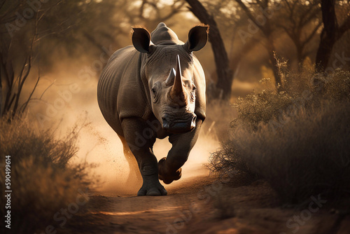 Rhinoceros. Generative AI