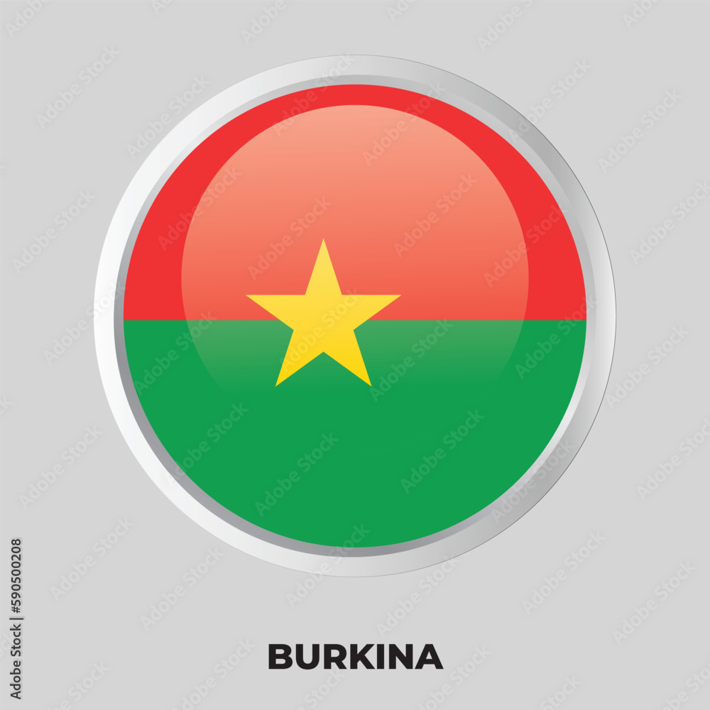 button flag of burkina button flag of burkina
