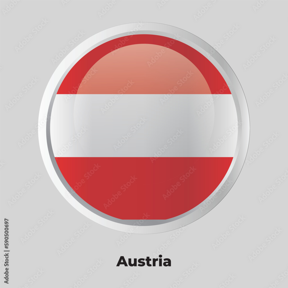button flag of austria button flag of austria