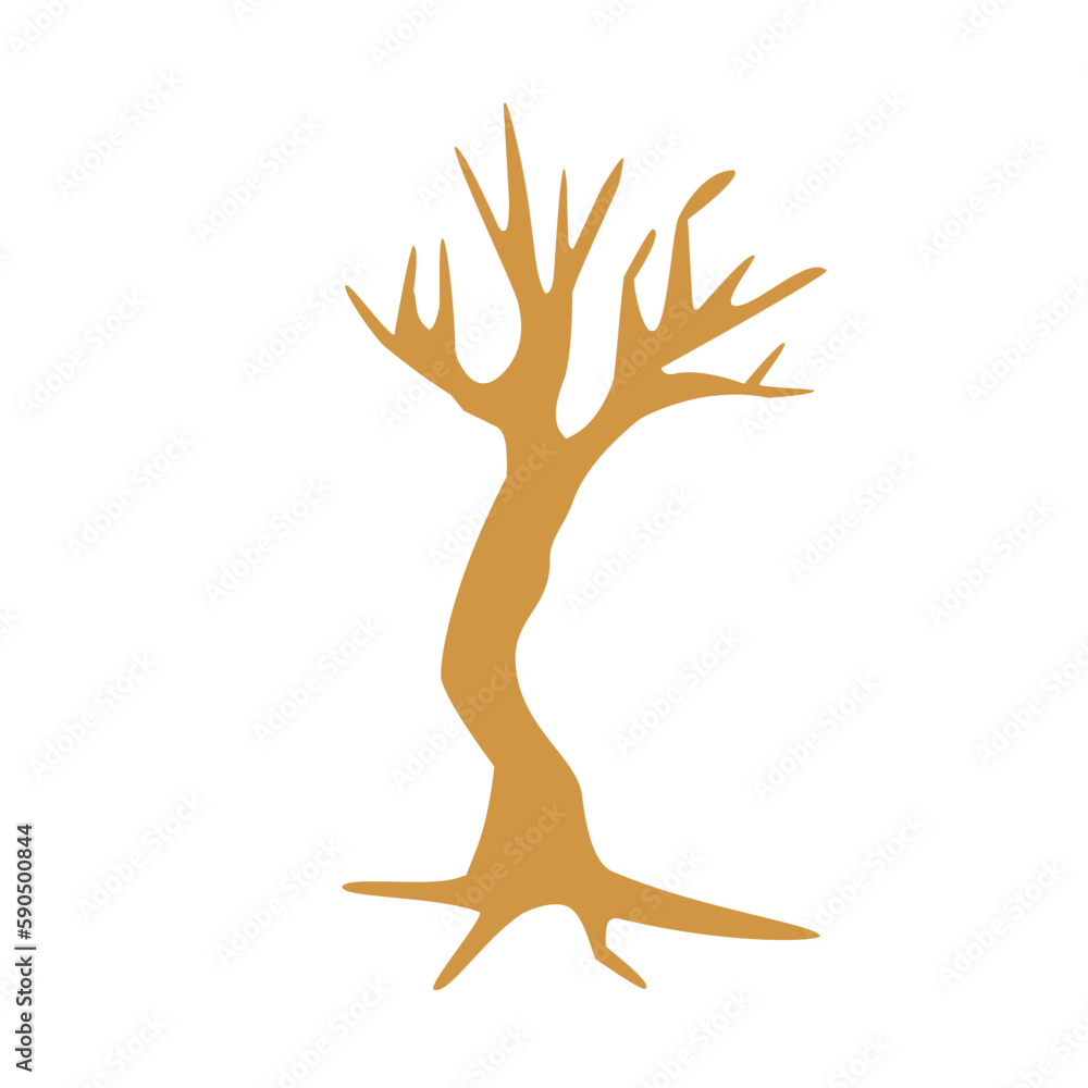 dry tree trunk illustration dry tree trunk illustration