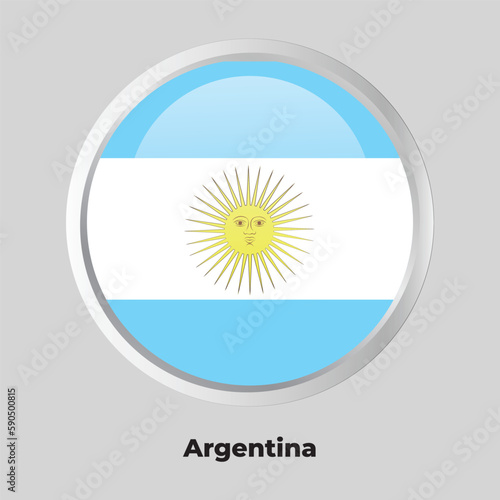 button flag of argentina