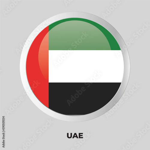 button flag of uae