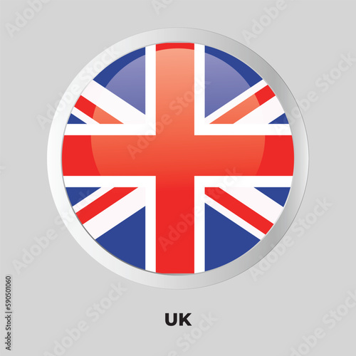 button flag of UK
