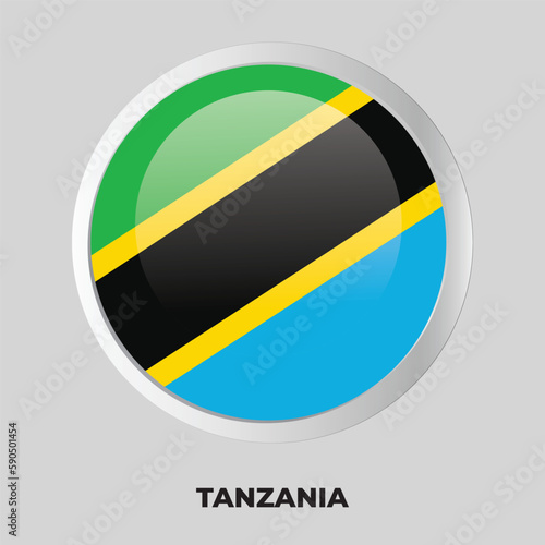 button flag of tanzania