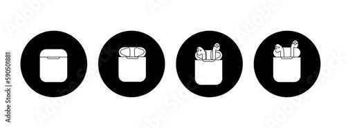 Apple AirPods Vector Icons for Designers.