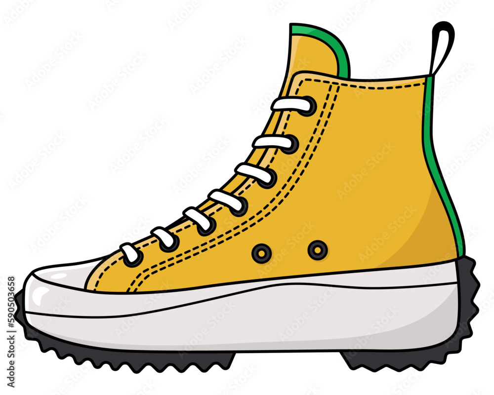 Sneaker shoe sport vector illustration Sneaker shoe sport vector illustration